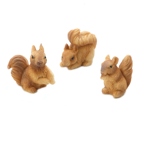 Squirrels set of Three