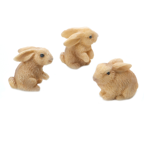 Rabbits set of Three