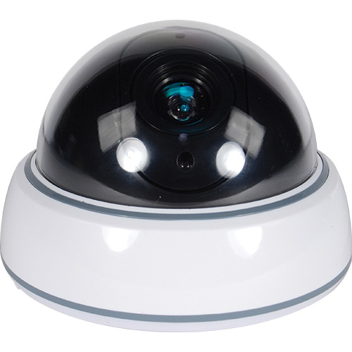 DUMMY DOME CAMERA WITH LED AND WHITE BODY