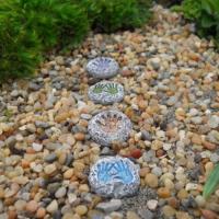 Palm Print Stepping Stones